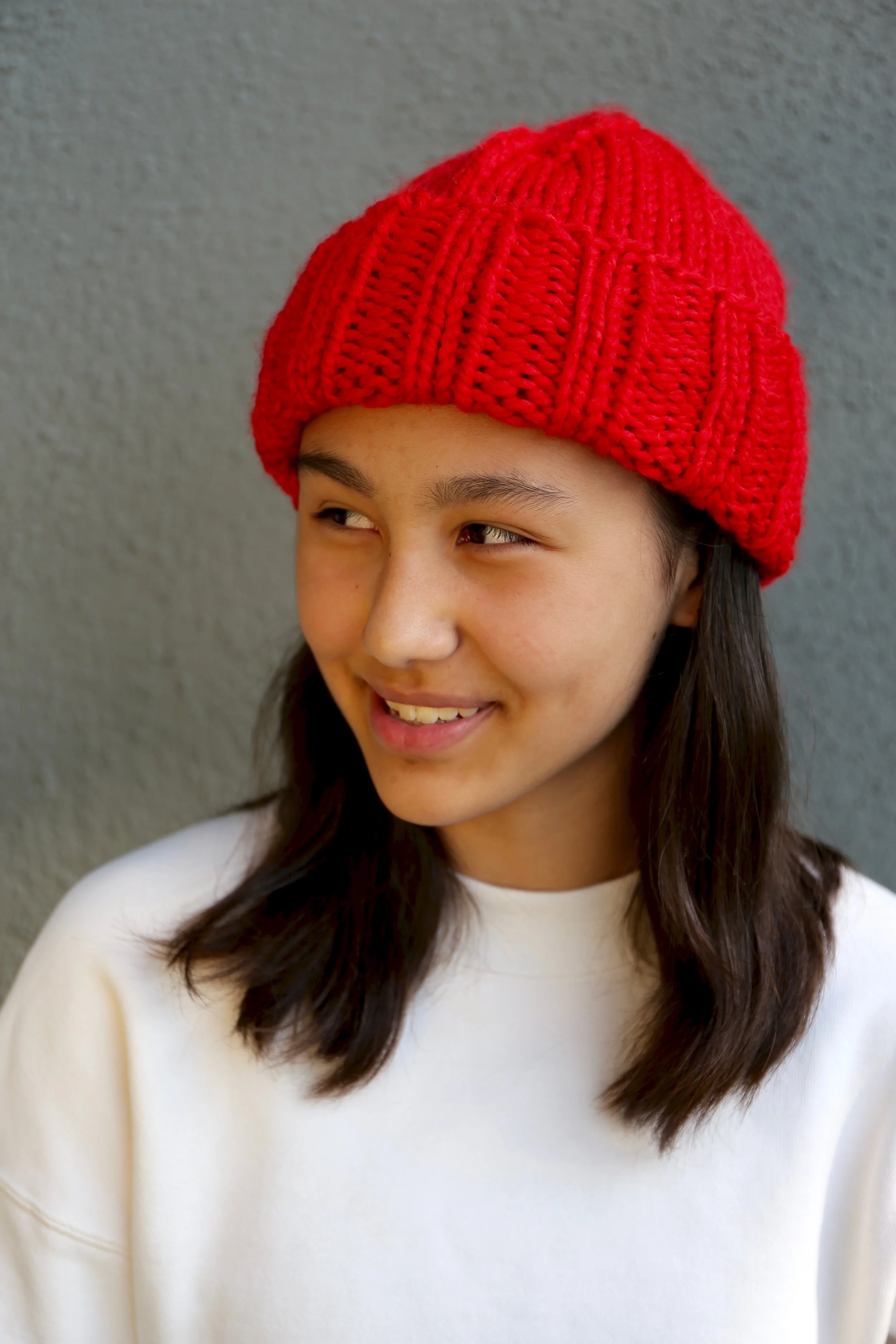 the Cassidy hat: red 