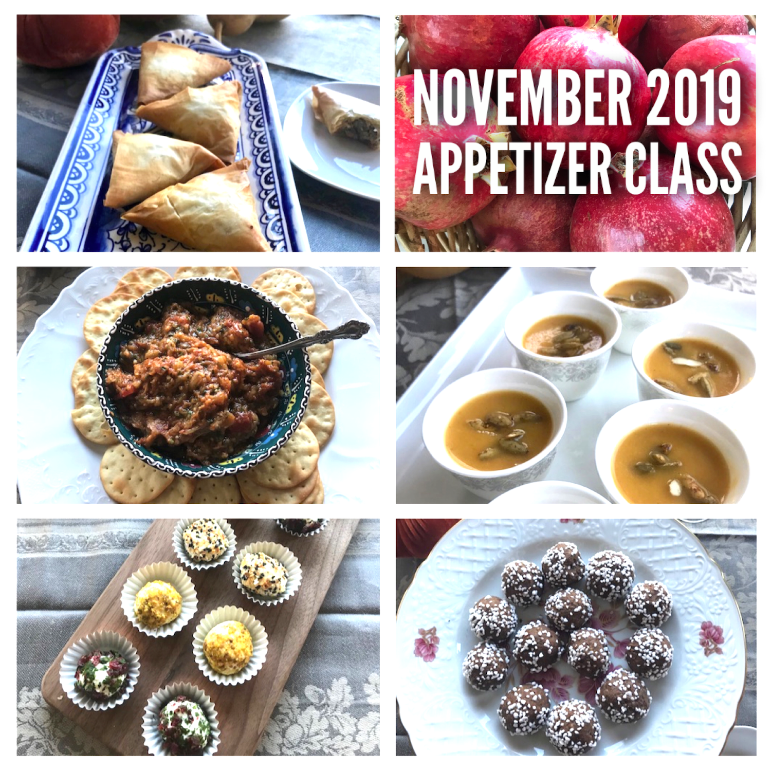 November 2019 Appetizer Class