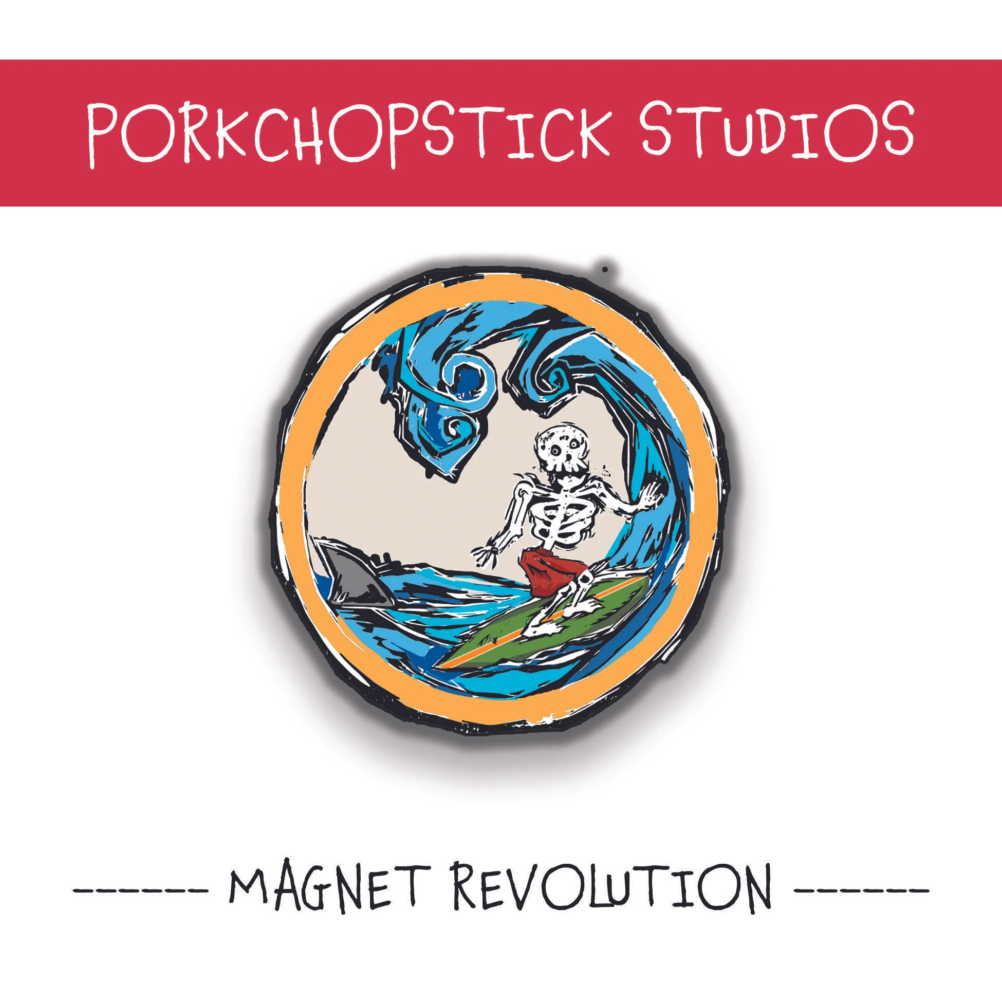 MR7SS SURFIN SKELLY MAGNET REVOLUTION