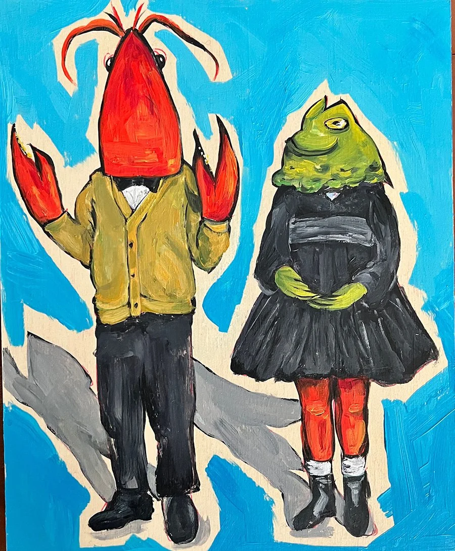 greetings and salutations painting and giclee prints