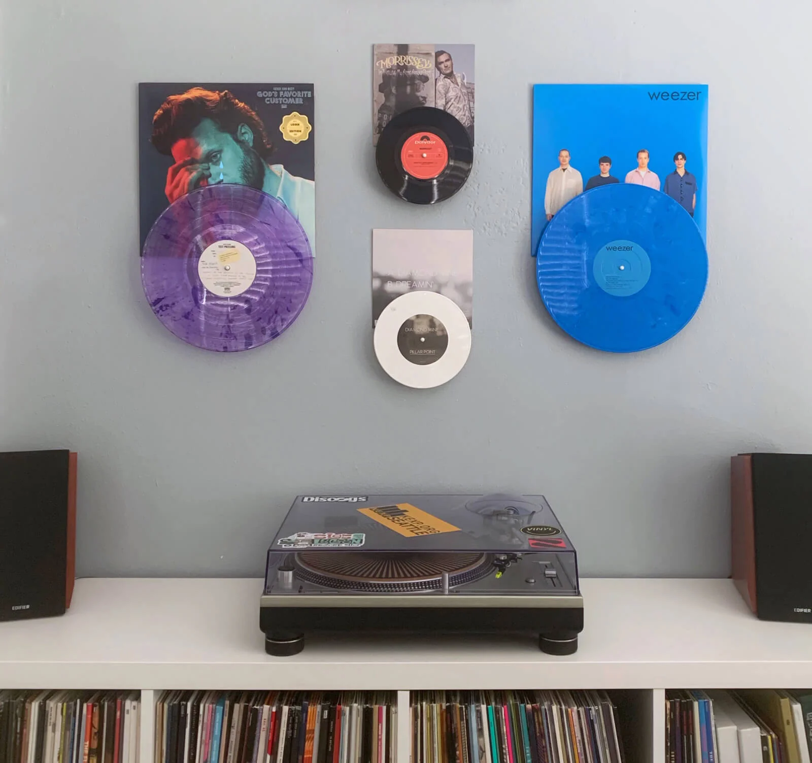 The current Record Props HQ record wall