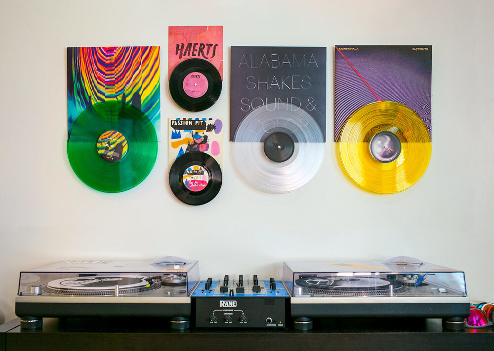 Now Playing Wall Mounted Vinyl Record Display Shelf 