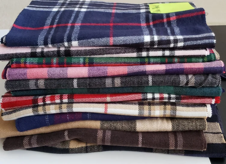 Plaid Scarf Wrap - Limited Availability