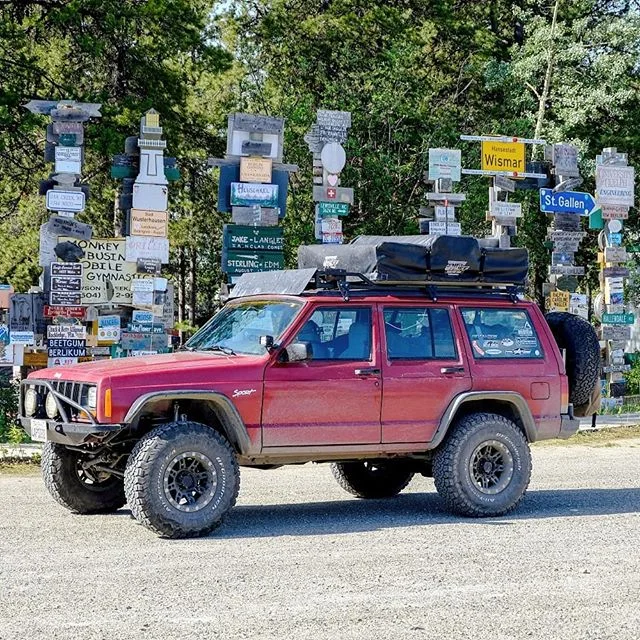 Made it to the Sign Post Forest on my way into Alaska! What an interesting place with signs from every corner of the globe!