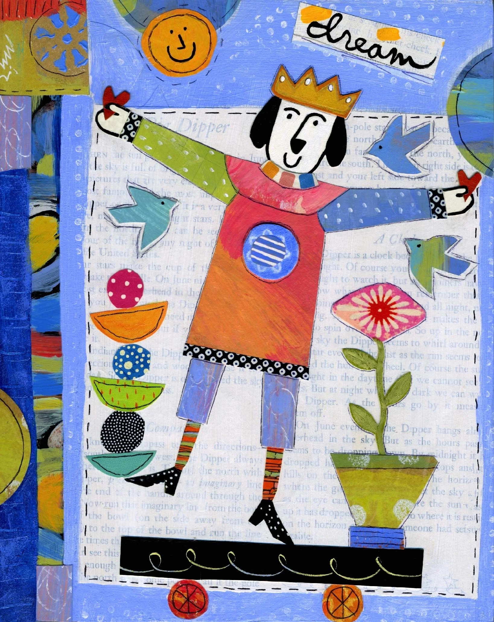 Dream Dipper Dog Collage