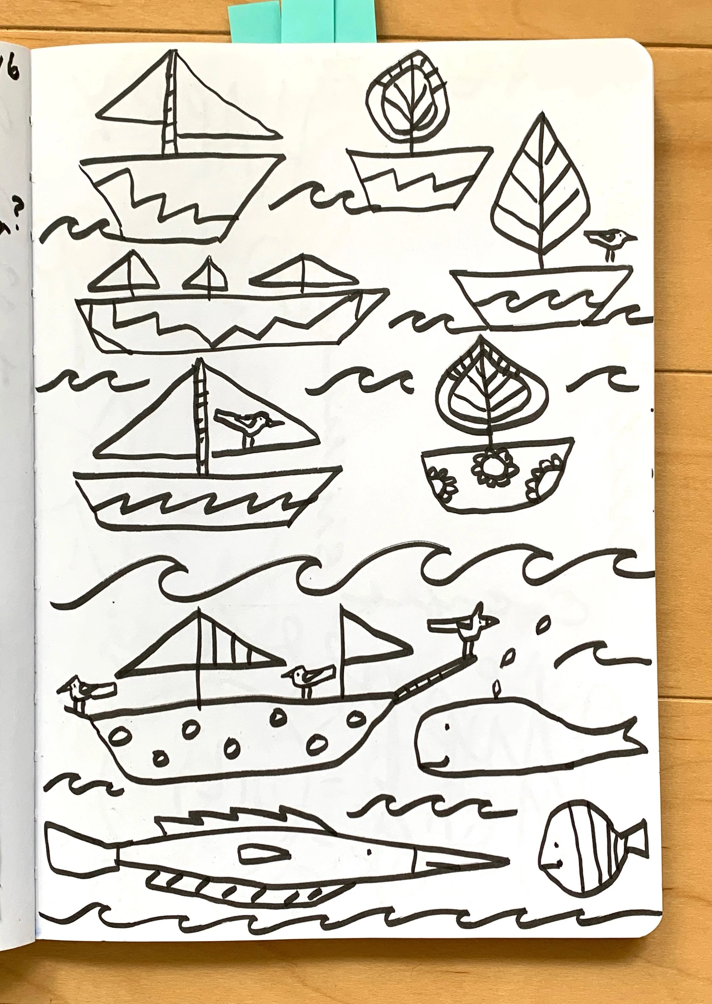 Sailboat Doodles