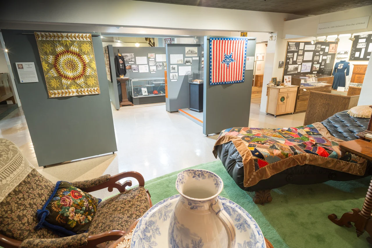 Exhibits — Stillwater History Museum at the Sheerar