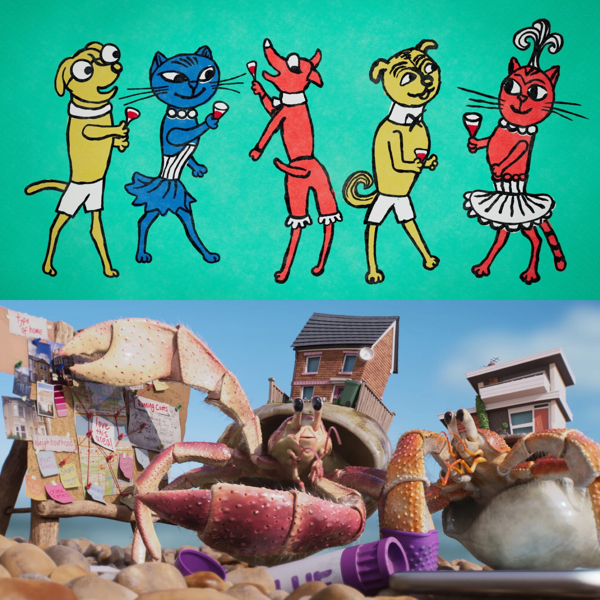 Aardman show off their diversity with new Zoopla and Fortnum &amp; Mason spots