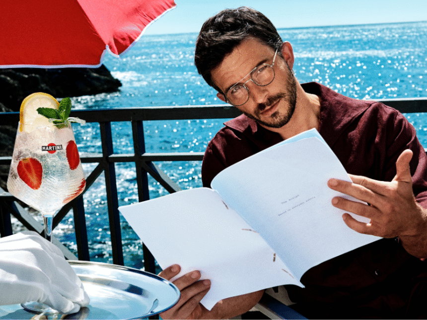 TWICE PICTURES GOES OFF SCRIPT WITH JONATHAN BAILEY WITH NEW MARTINI CAMPAIGN 