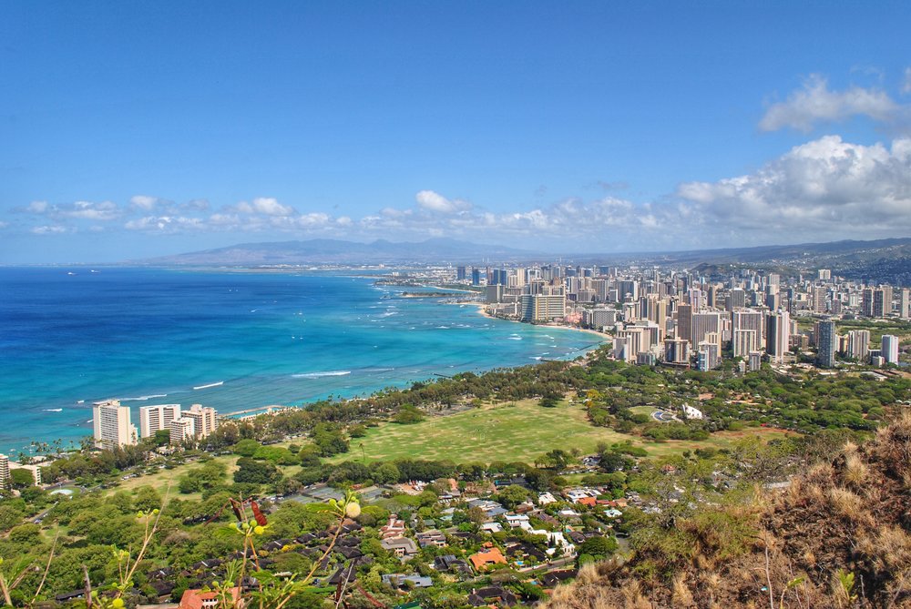 Honolulu from Diamond Head