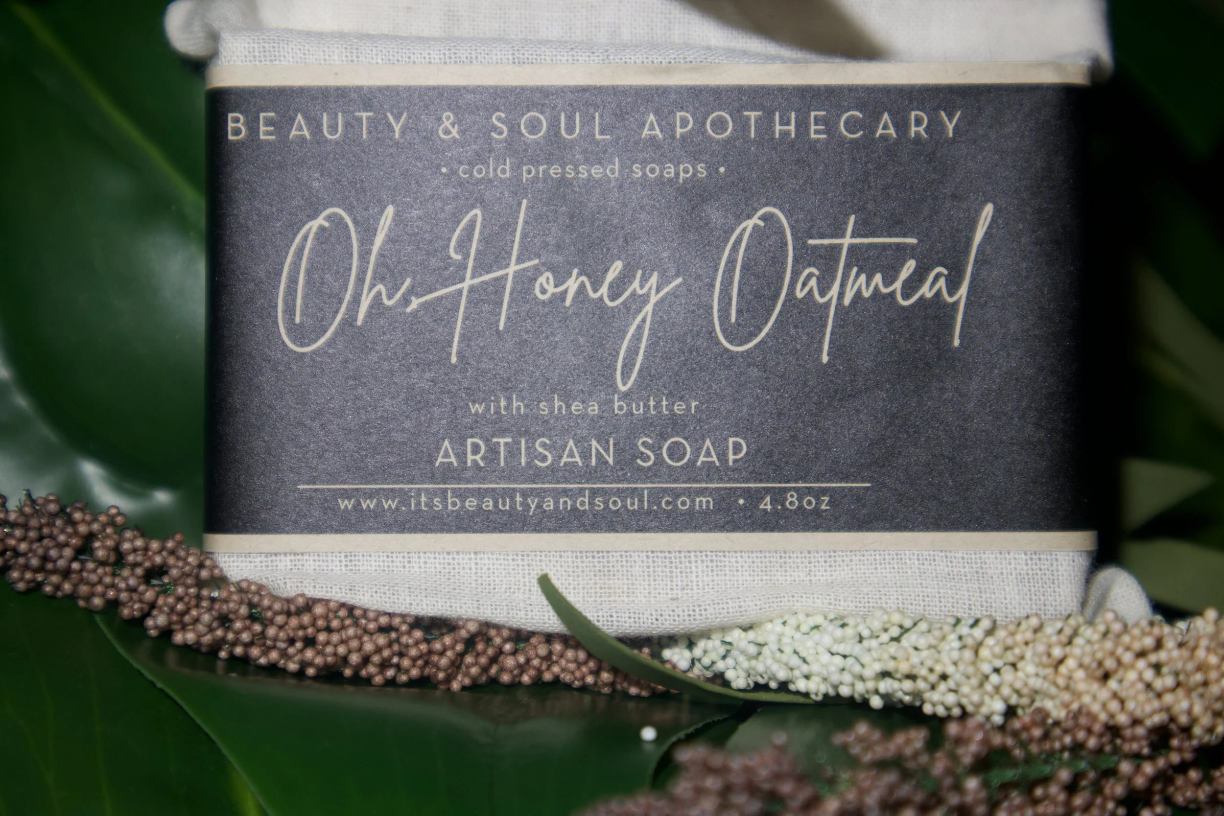 honey, oatmeal, milk soap