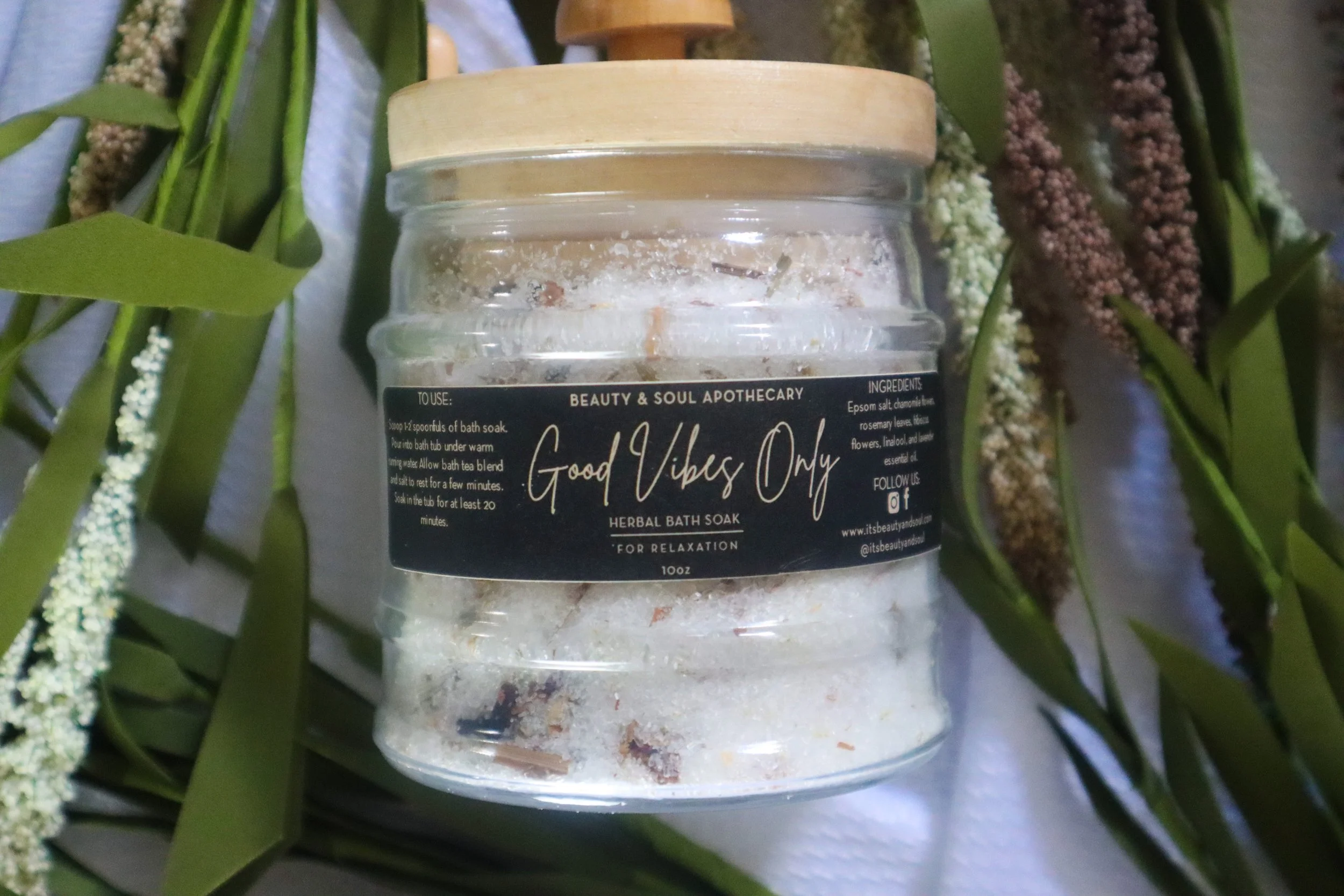Beauty & Soul Apothecary Herbal Bath Salts