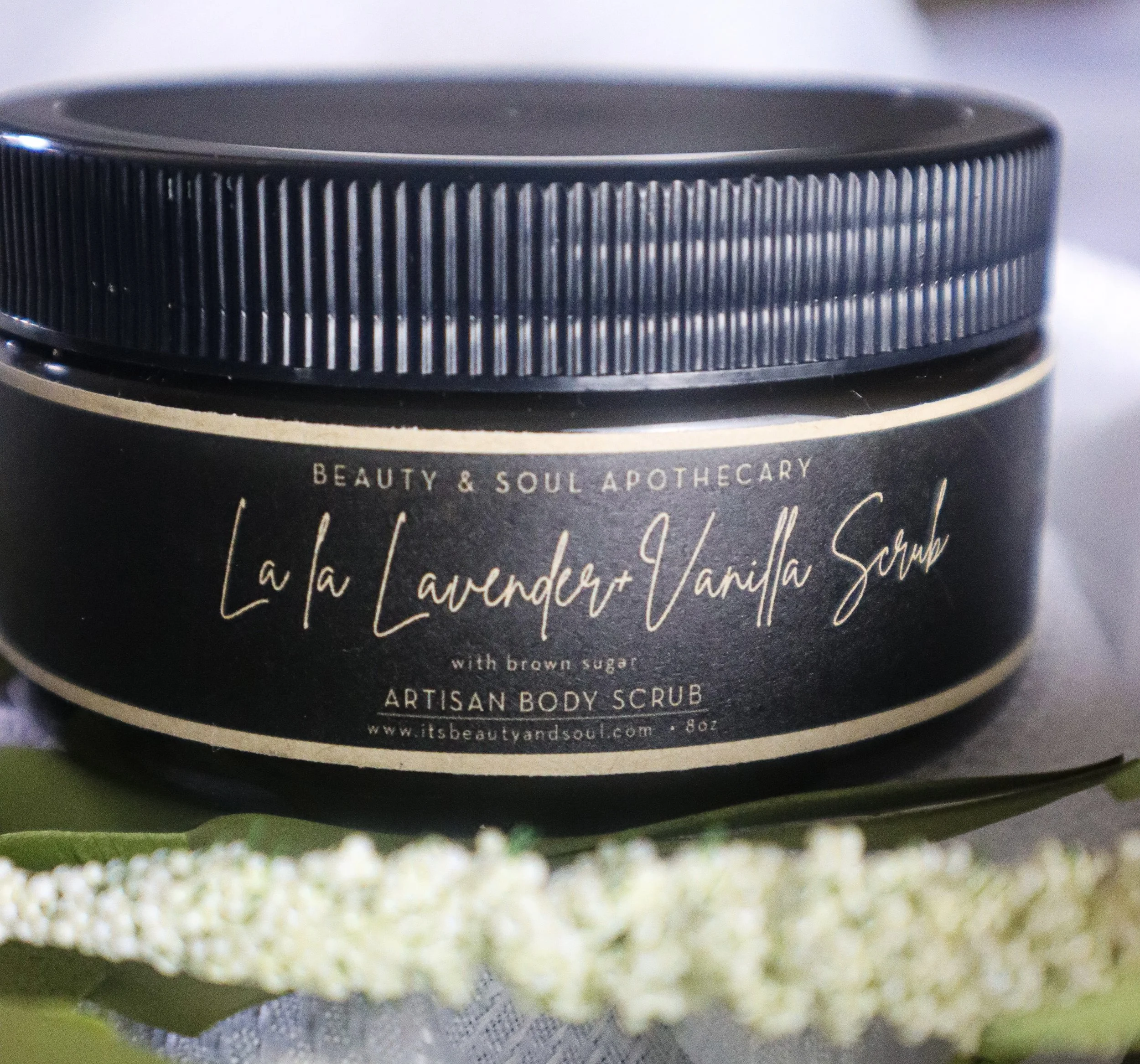 Beauty & Soul Apothecary Vanilla Lavender Brown Sugar Scrub