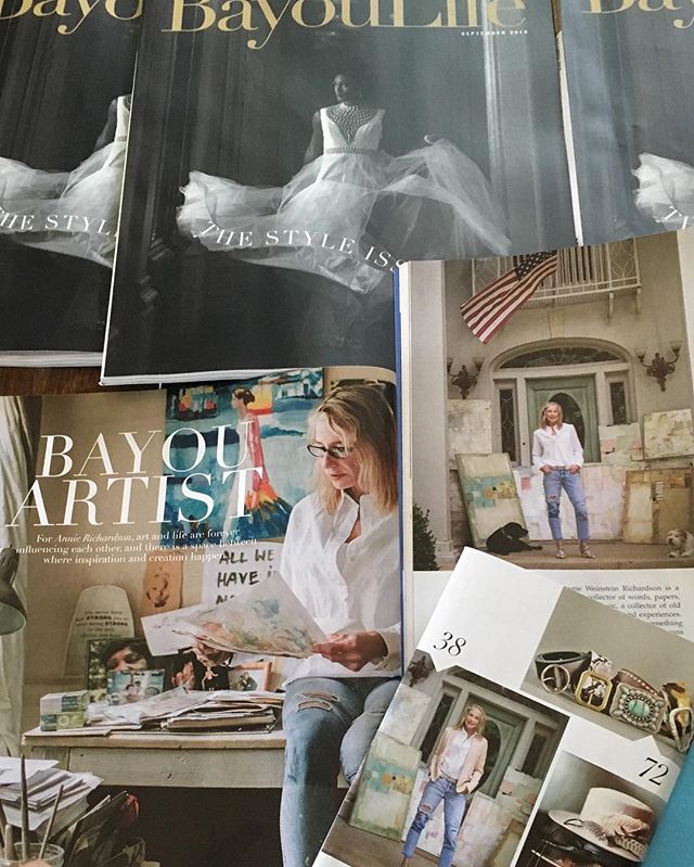 Thank you @bayoulifemag for featuring me as the Bayou Artist for the September issue. So honored! Many thanks to @april.clark.honaker and @kellymooreclark, you were both a joy to work with! Go check it out! Blessed and forever grateful to all of my c