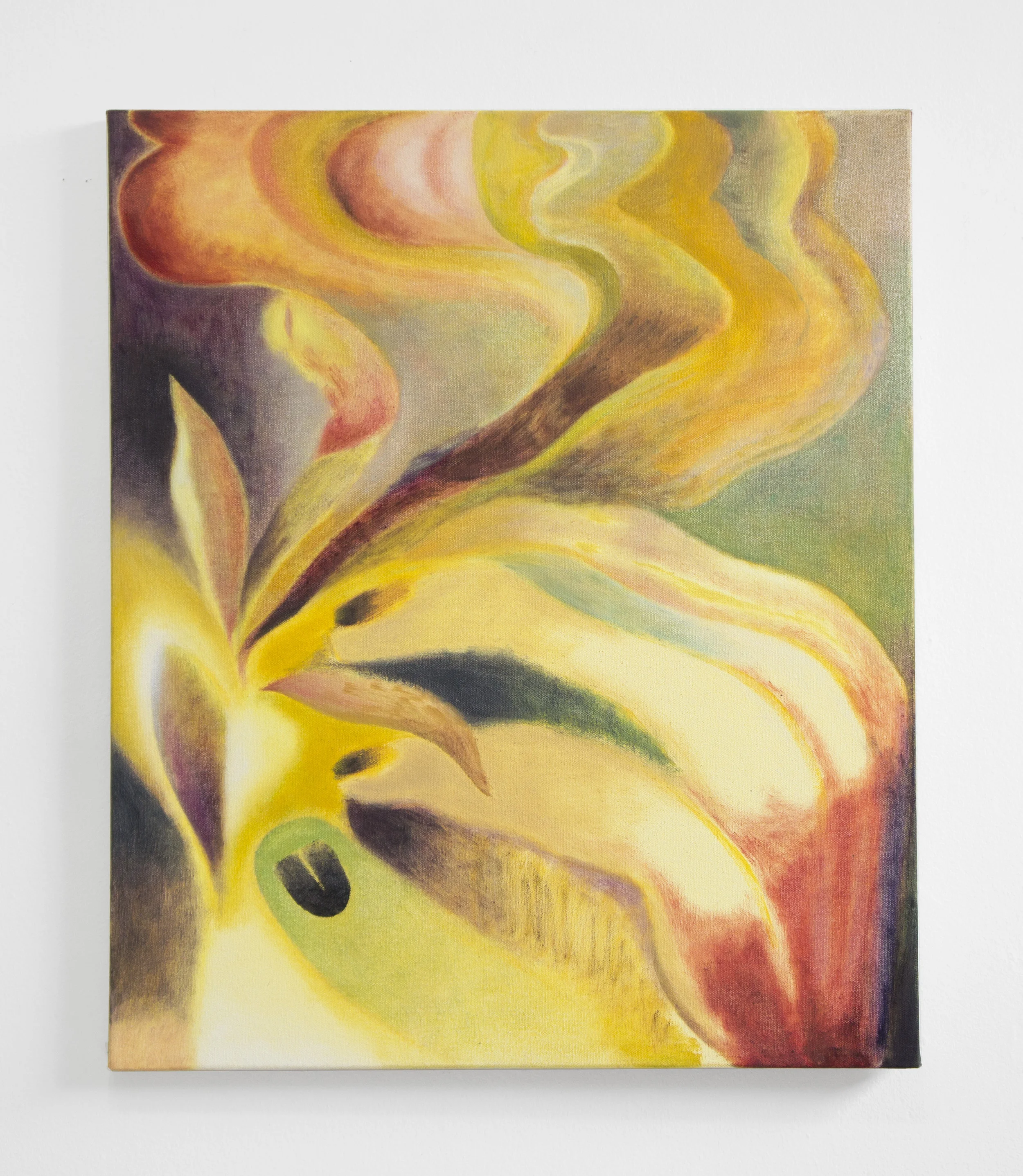 Oil and wax on canvas 25 x 21 inches