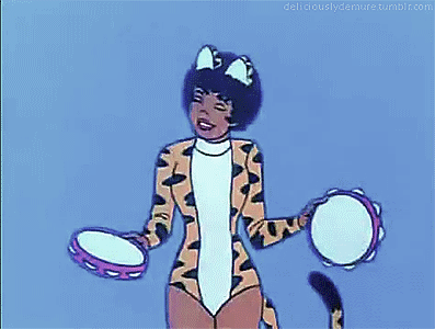 I'll just swing my tamborines and sing my yoga praises over here alone... in my cat suit.