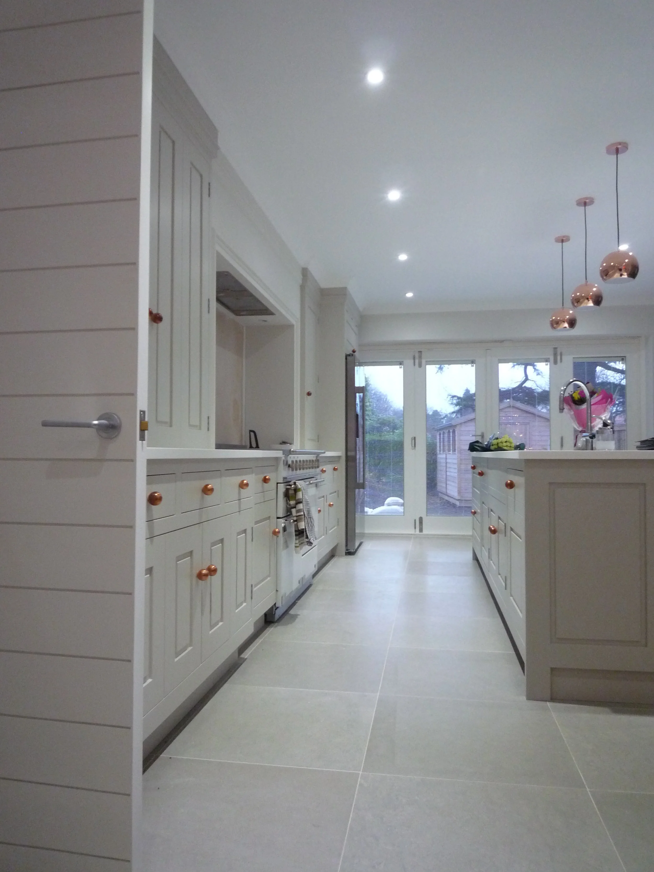Open plan family kitchen diner