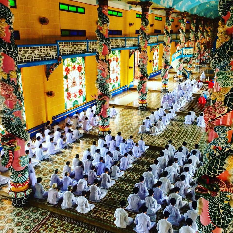 A worship service in progress.