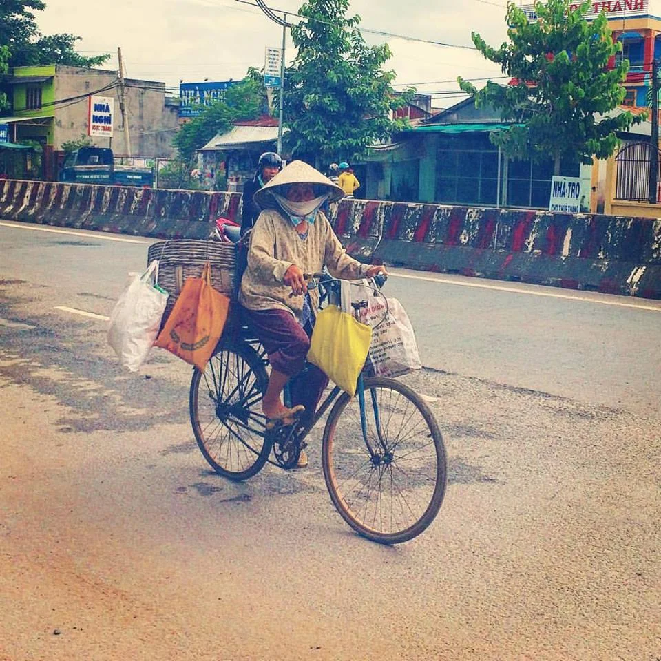 A passerby while we ate lunch in Tay Ninh