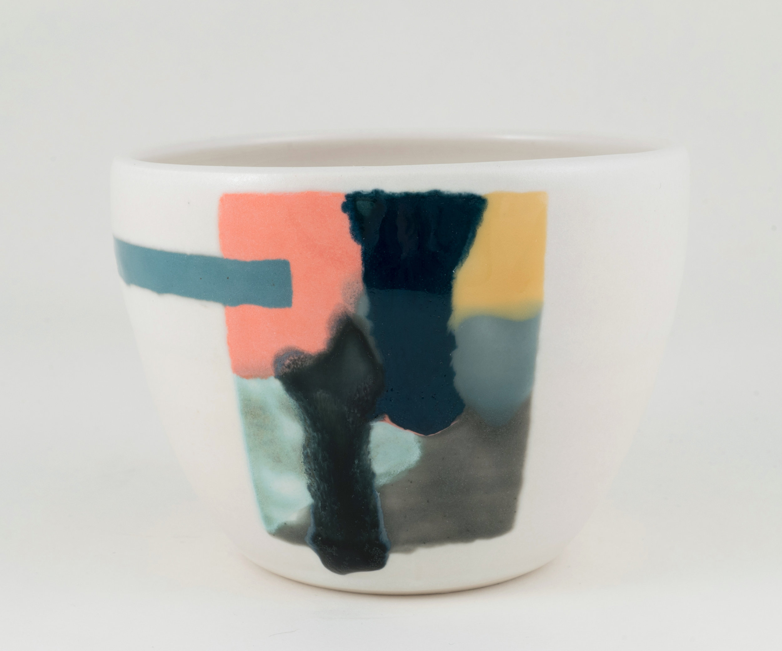 Teal Stripe Colorway Icecream Bowl