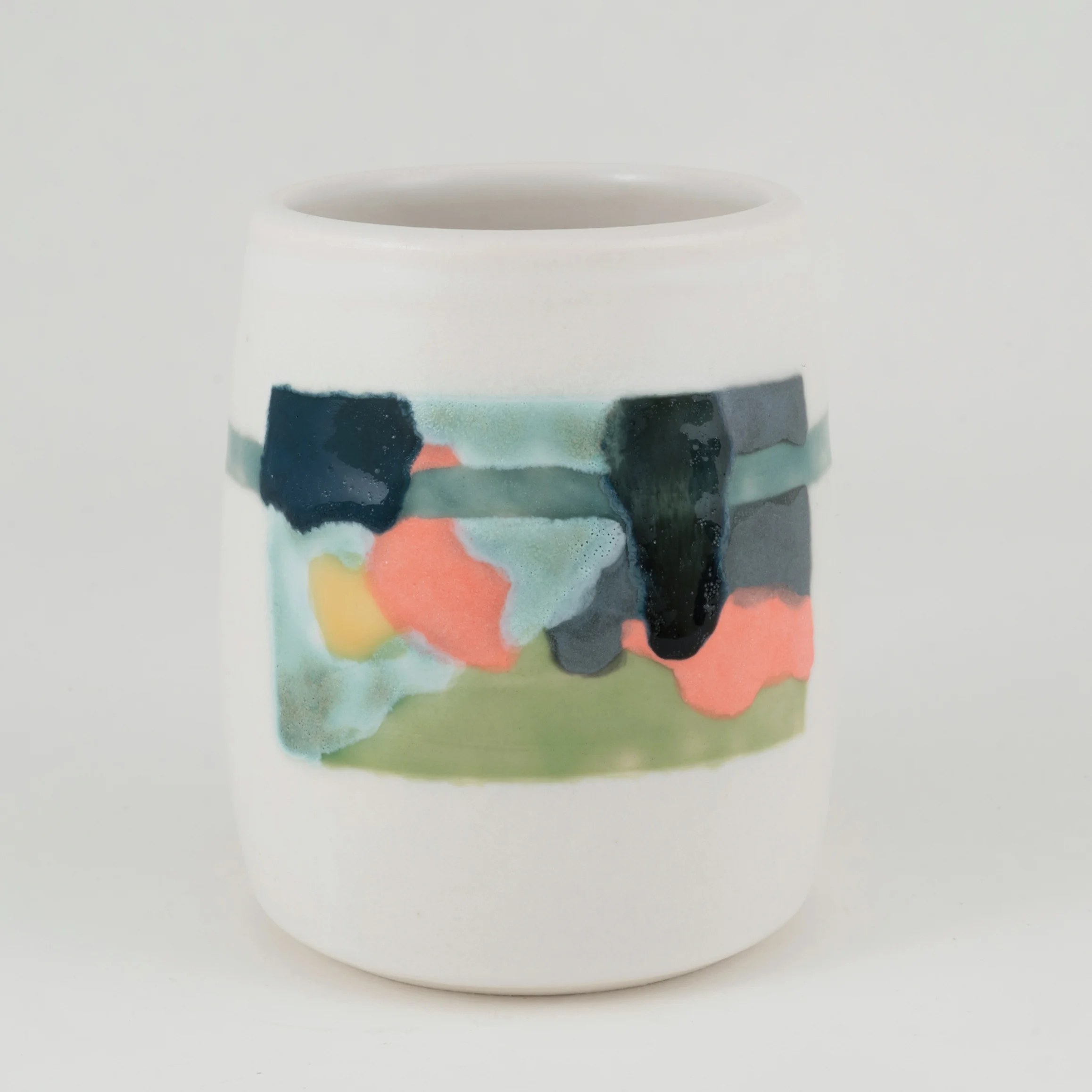 Light Teal Stripe Colorway Cup