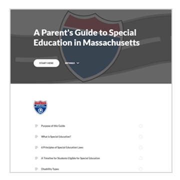 A Parent's Guide to Special Education in Massachusetts