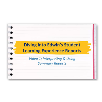 Student Learning Experience Report