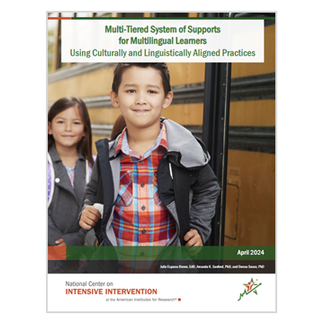 Multi-Tiered System of Supports for Multilingual Learners