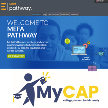 MyCAP logo and MEFA Pathway tool landing page
