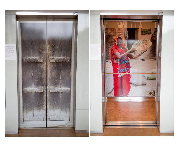 Bill &amp; Melinda Gates Foundation: Custom Elevator Wrap