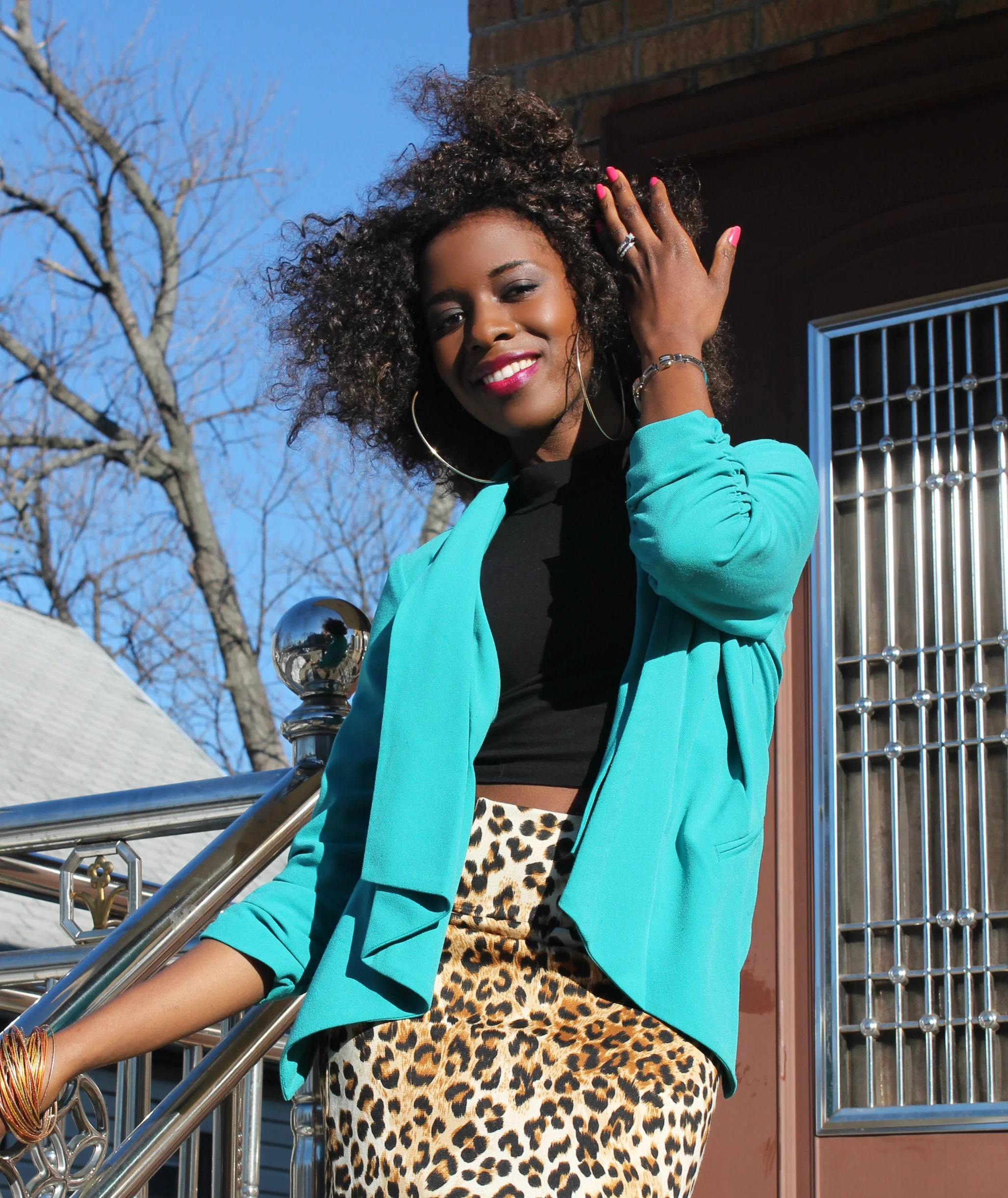 Leopard Prints 'n' Turquoise