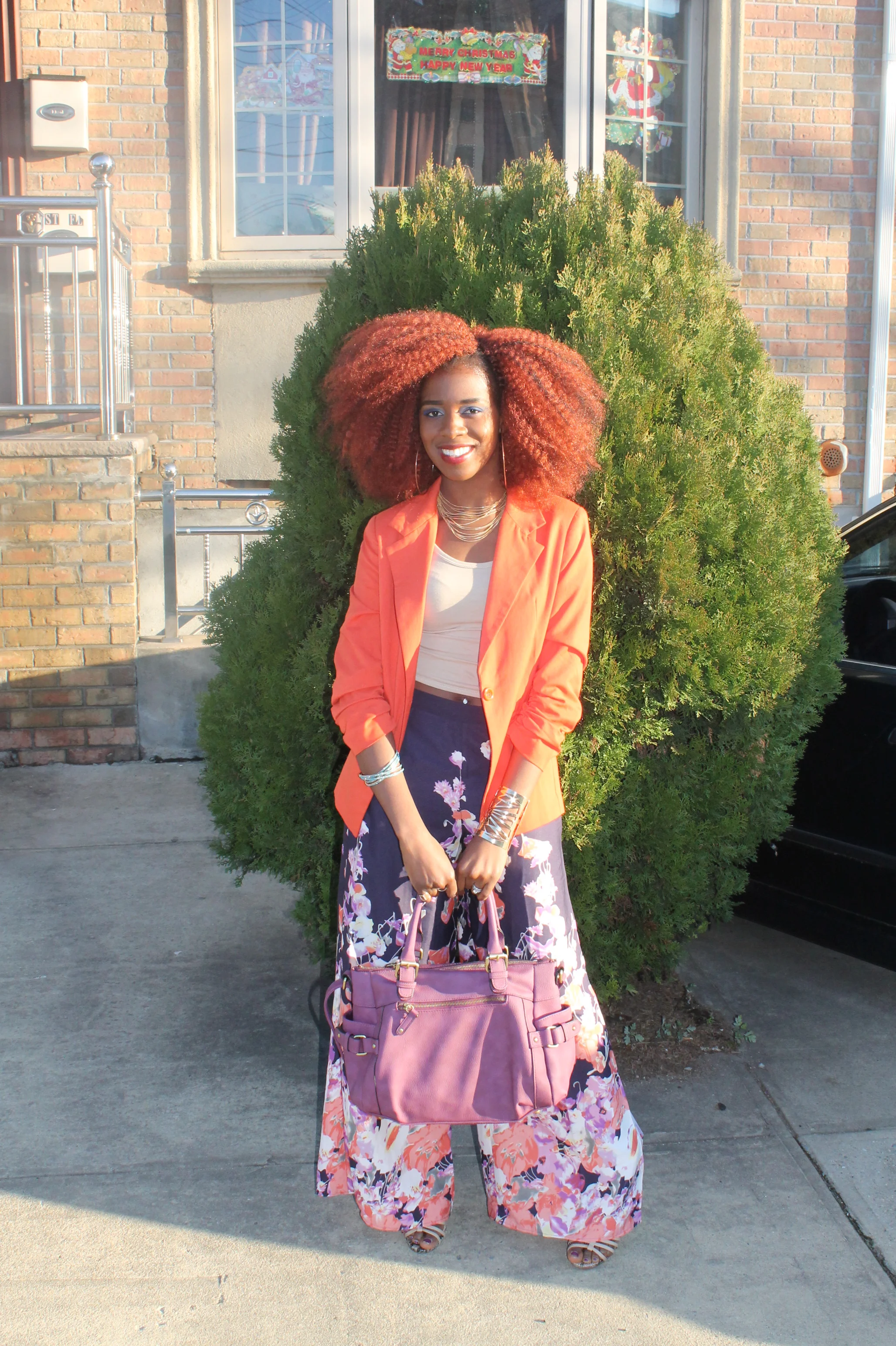 Fiery Orange with Wide Legged Bottoms