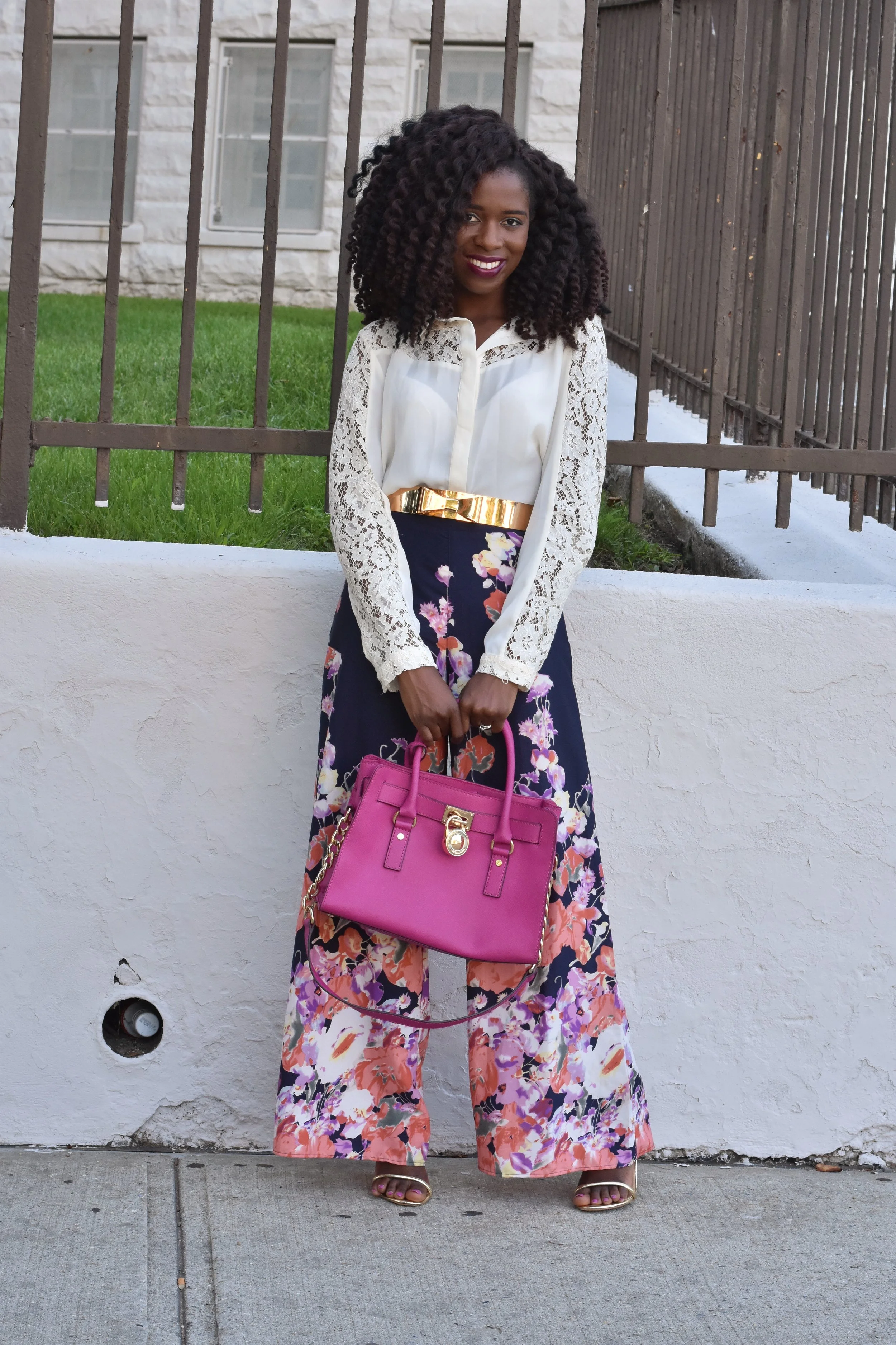 Styling Wide Leg Pants with a Blouse