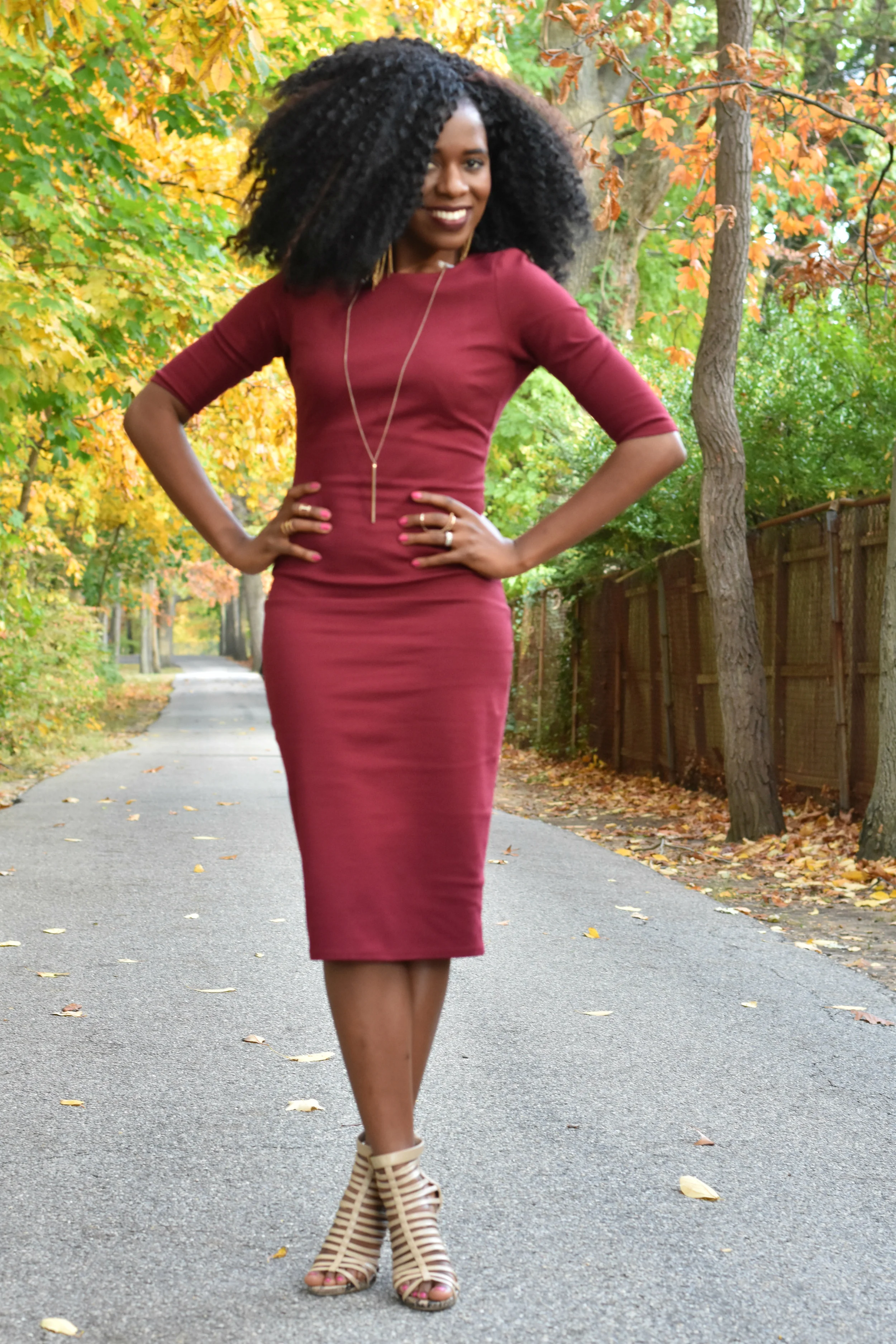 Pencil Dress with Aztec Print Jacket