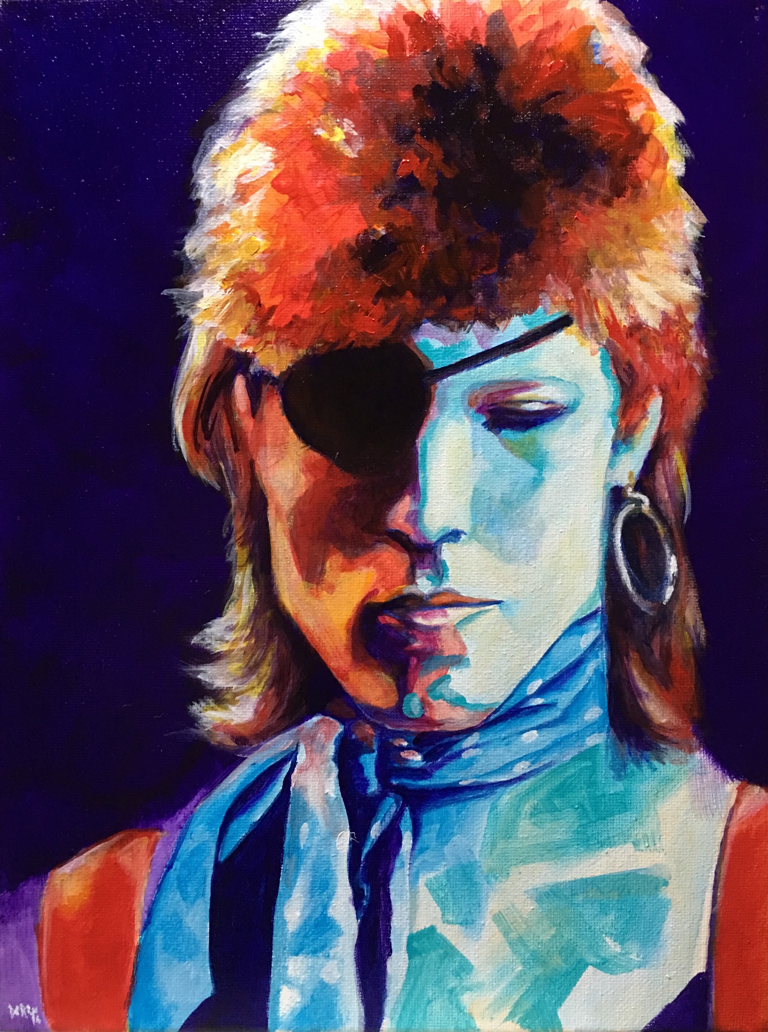 "David Bowie" print by Derek Covington Smith — THNK1994