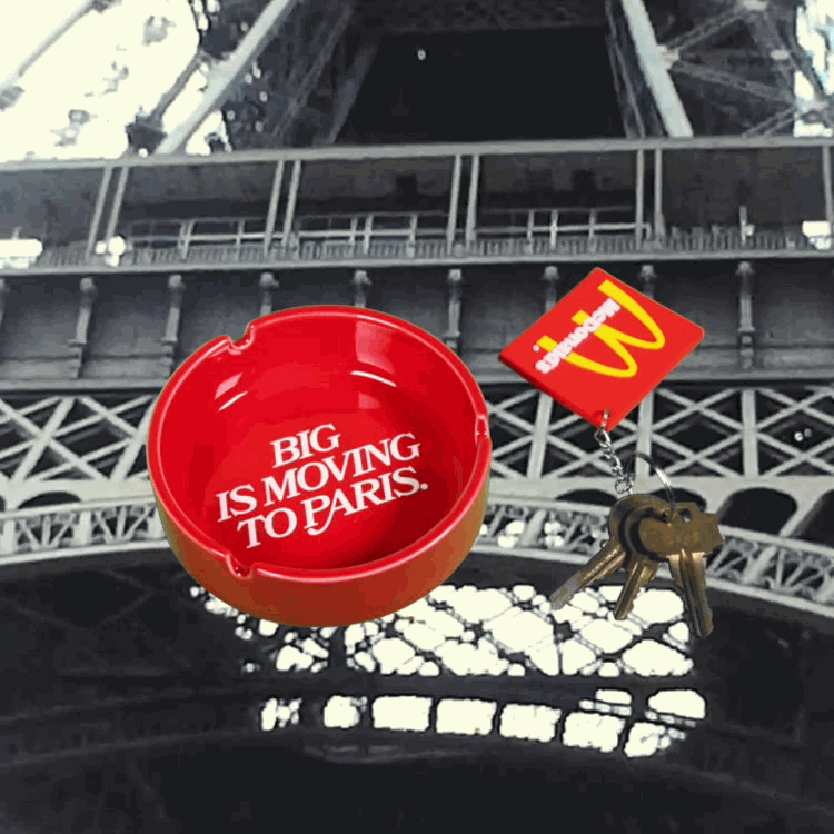 Big is Moving to Paris Ashtray — THNK1994