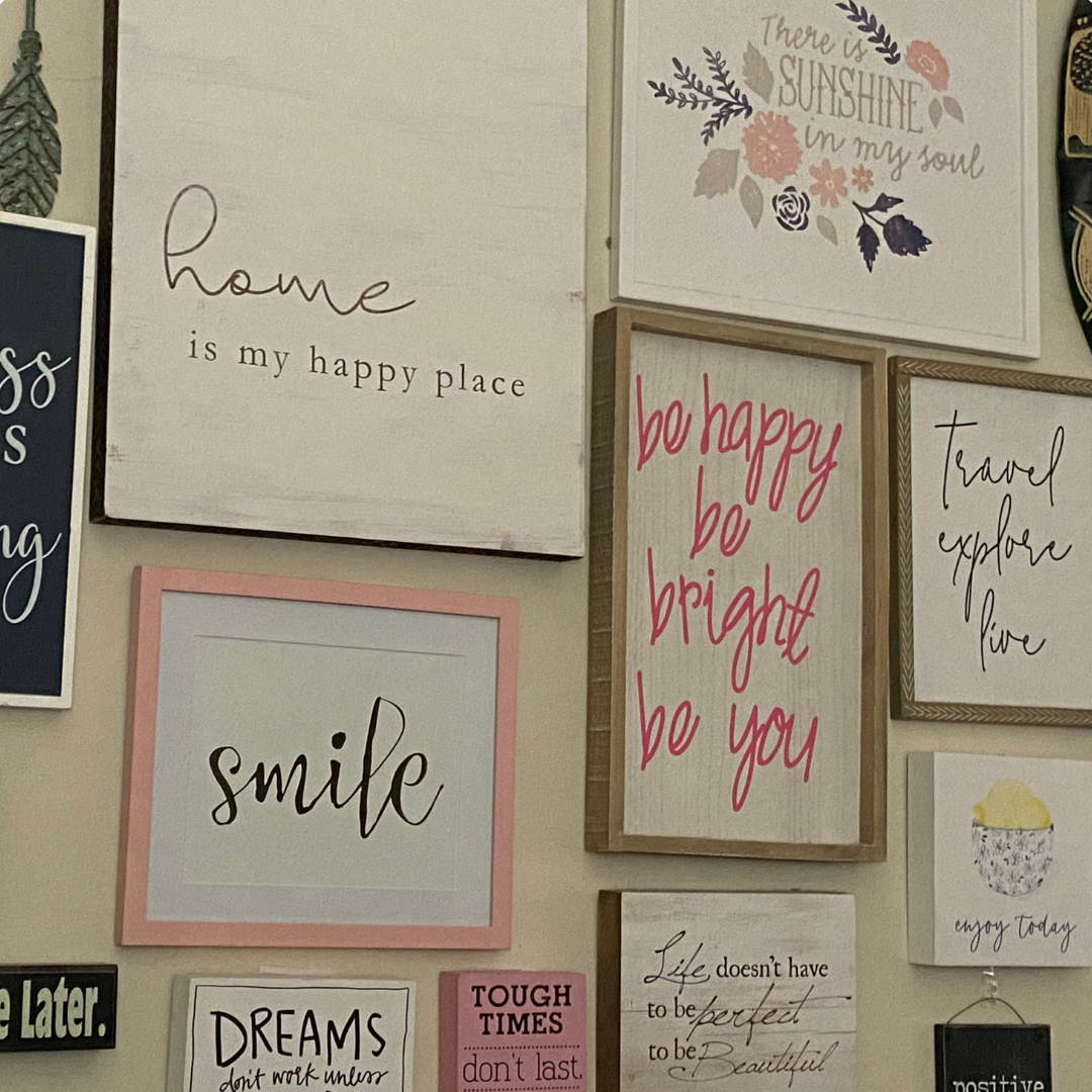 Home Office Inspirational Wall 