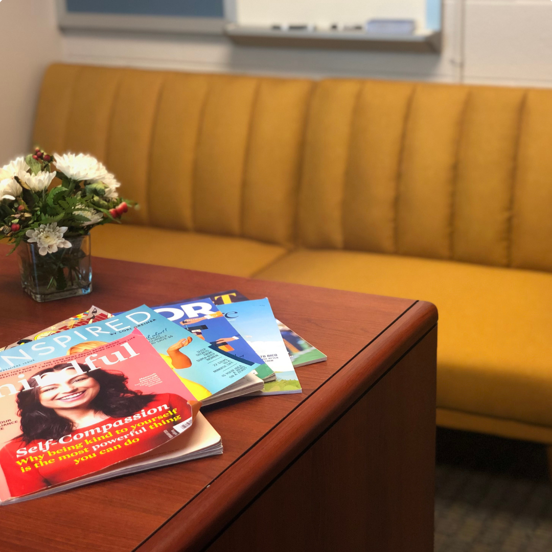 Dr. Kortni Alston's Yellow Couch Found At Her Campus Office. 