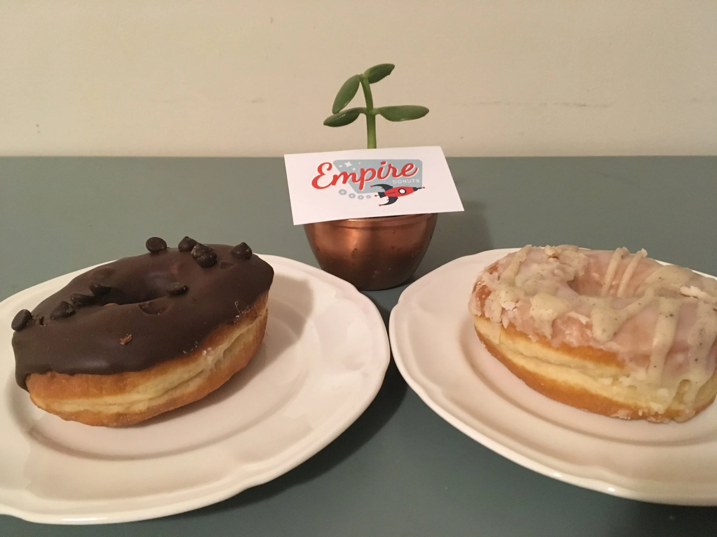 Mint Chocolate Chip and Vanilla Chai Glaze