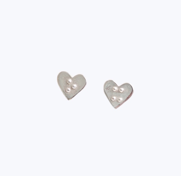 Covet + Keep, Nell 'X O' Studs, $39, http://covetandkeep.com/ These dainty stud earrings spell out X O in braille. This pair is handmade in sterling silver by Canadian designer, Elea Plastino. The designers jewelry is unique with each piece, as the braille message is for the wearer empowering the woman wearing them.
