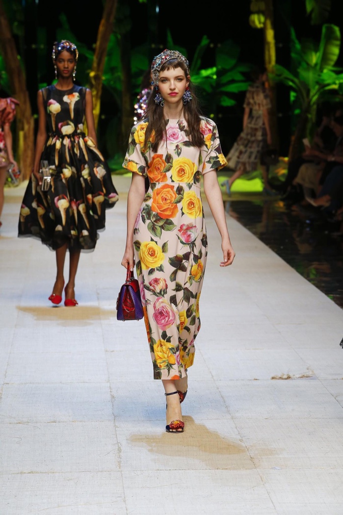 Seen on the runway at Dolce & Gabbana S/S 2017