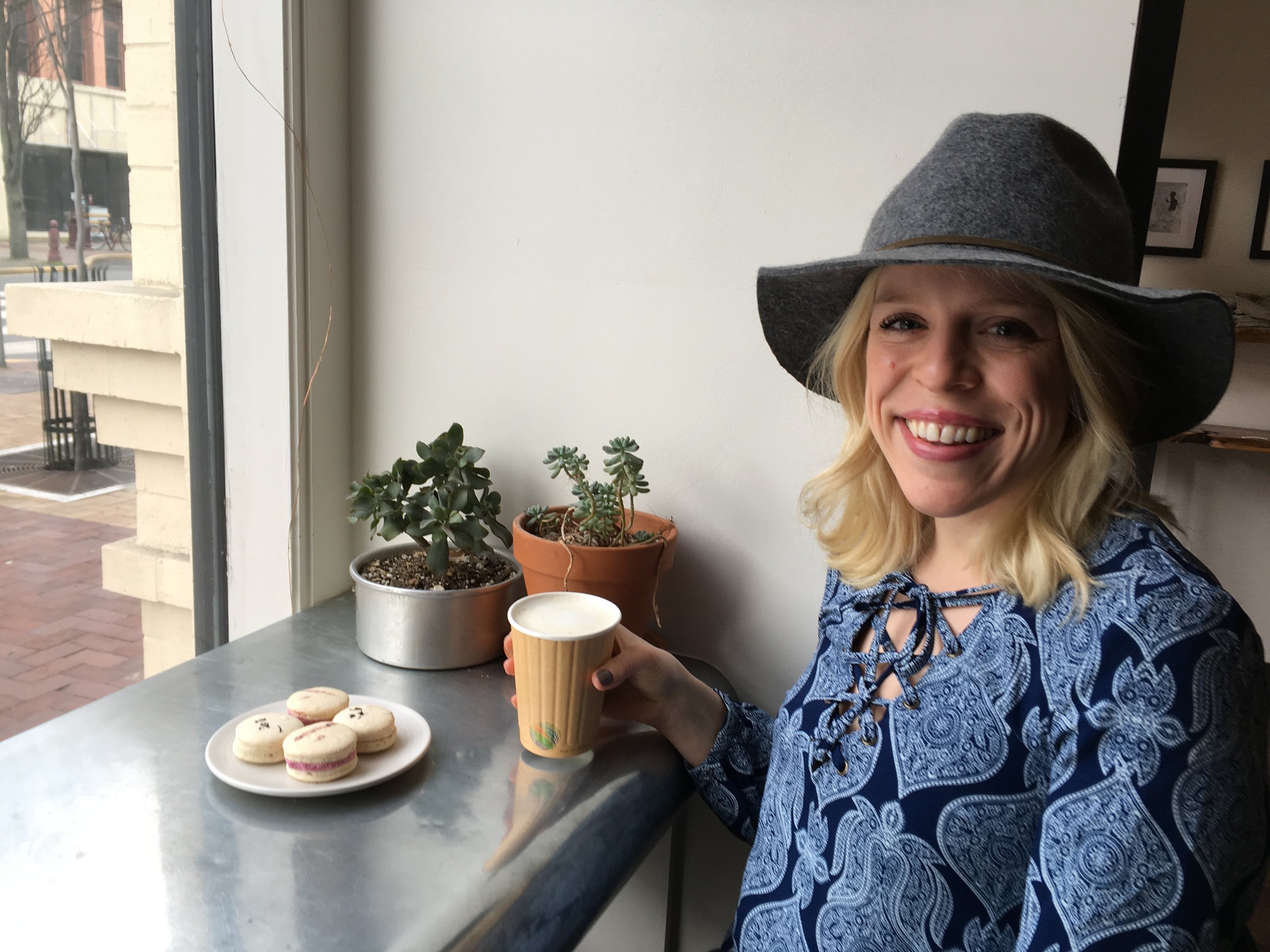 Enjoy London Fogs and Macaroons on a sunny afternoon at Fol Epi
