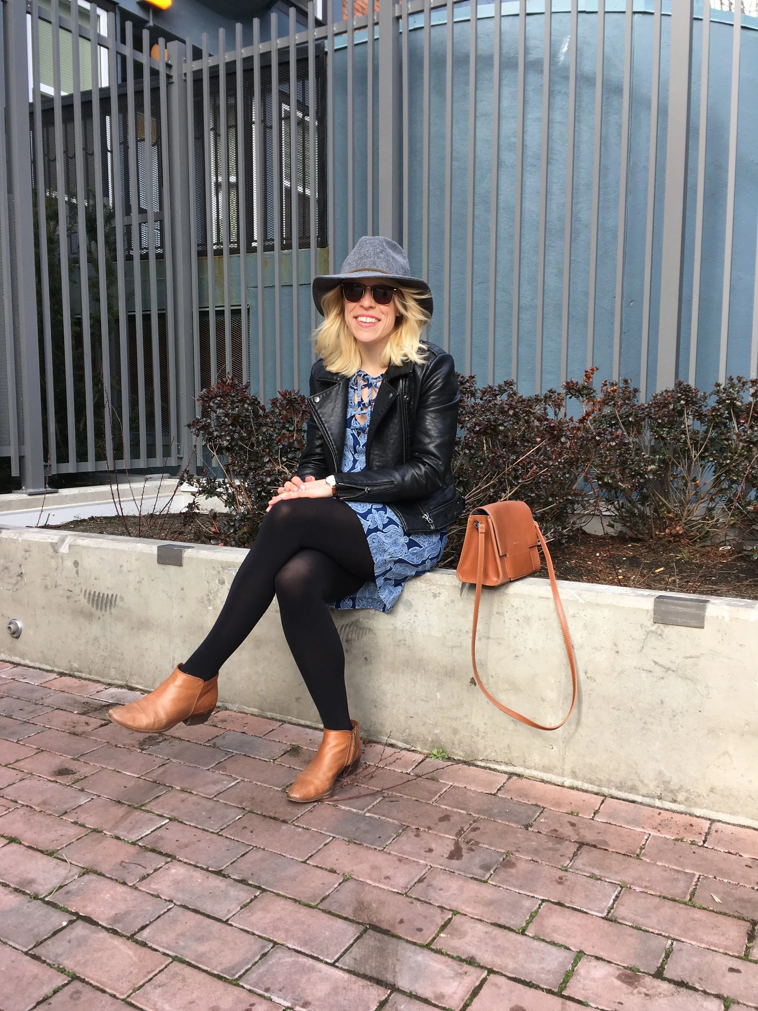 TOPSHOP leather jacket