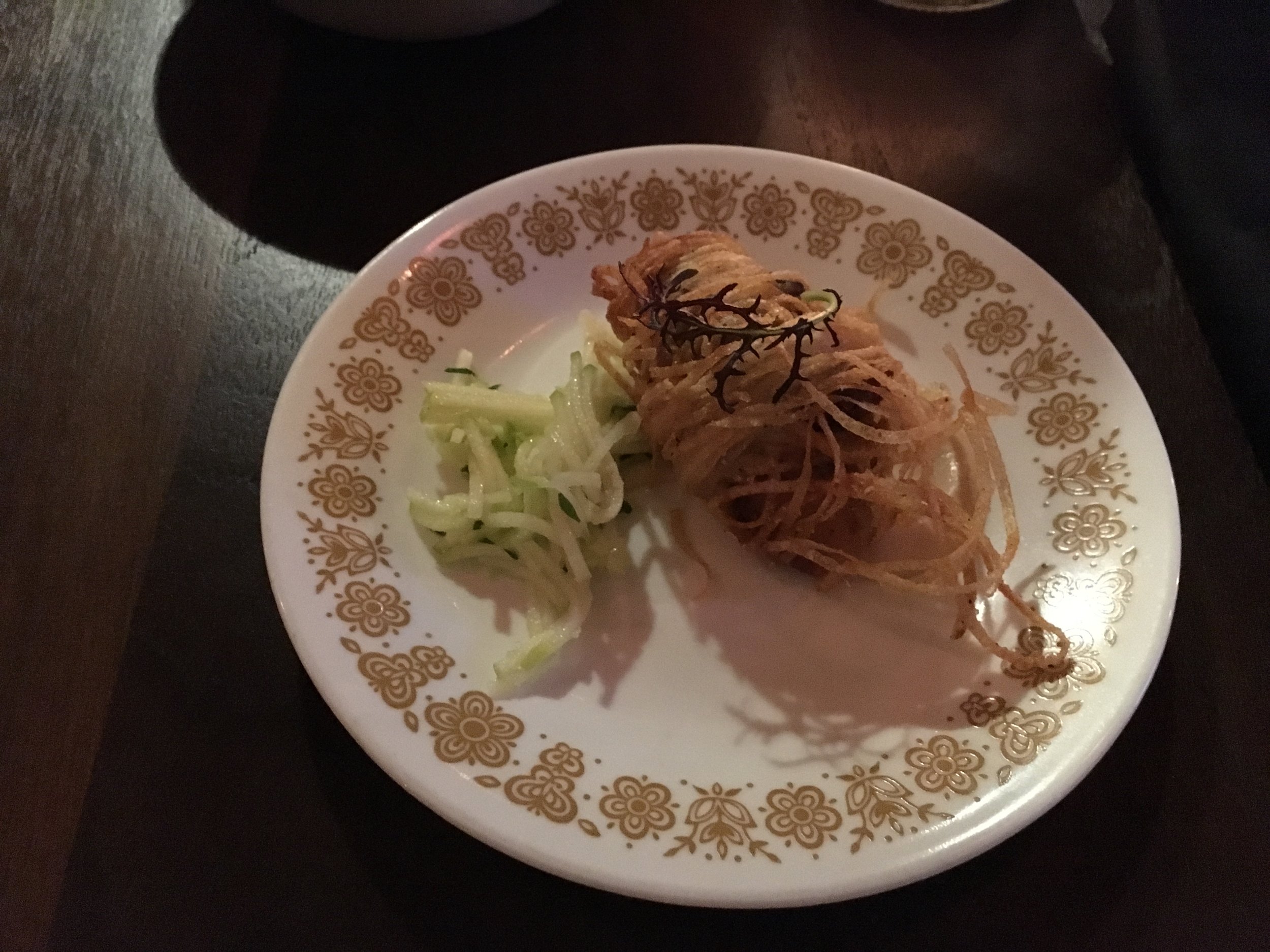 Potato Crusted Oyster 