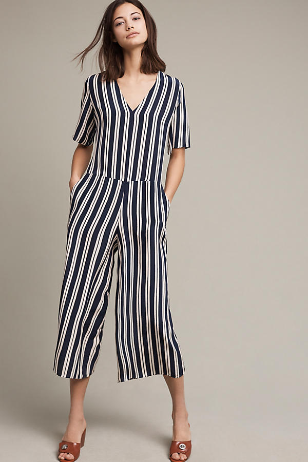 Check out this option from Anthropologie 'Hart Striped Silk Jumpsuit' $475 
