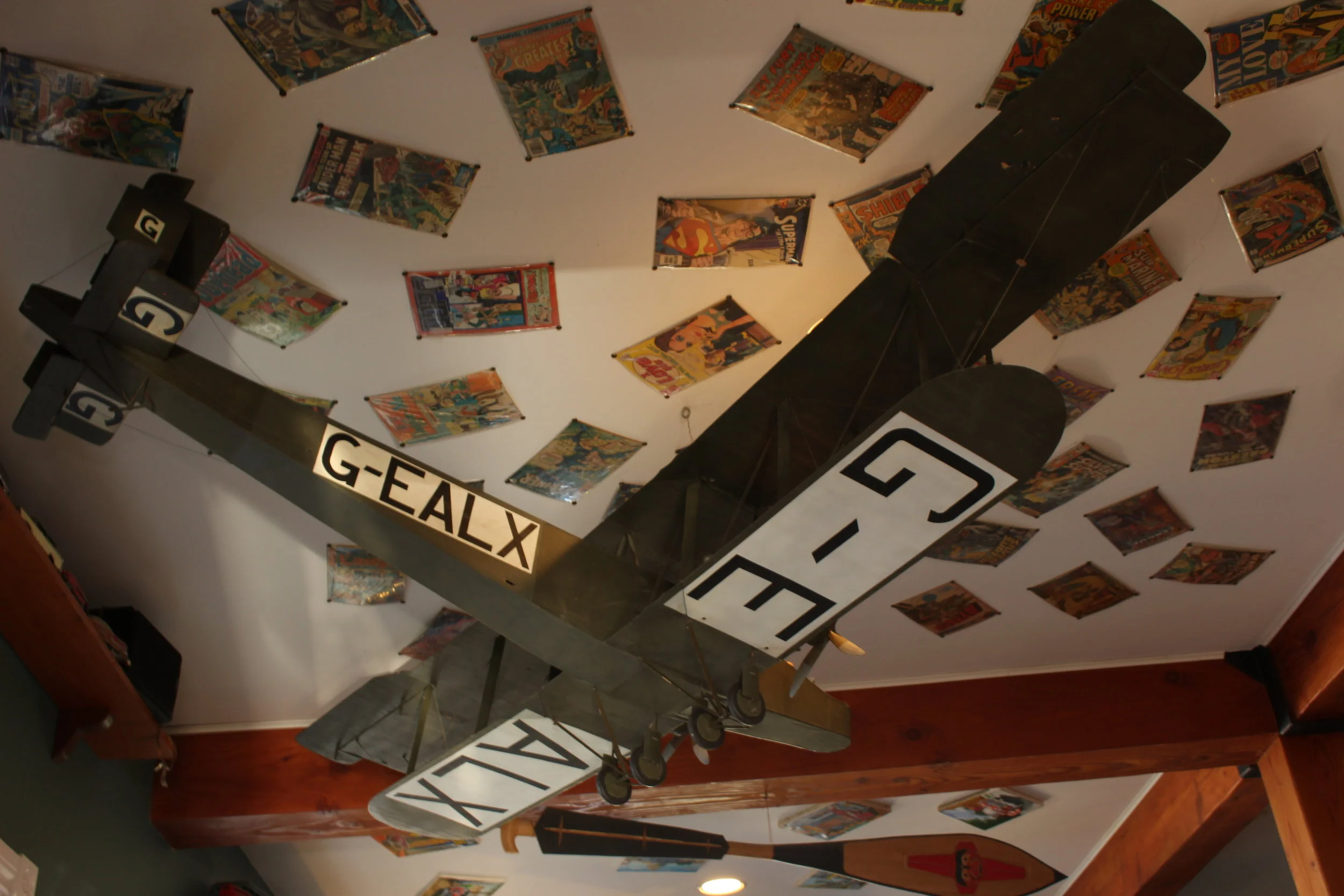 The unique decor that sets the restaurant apart in town