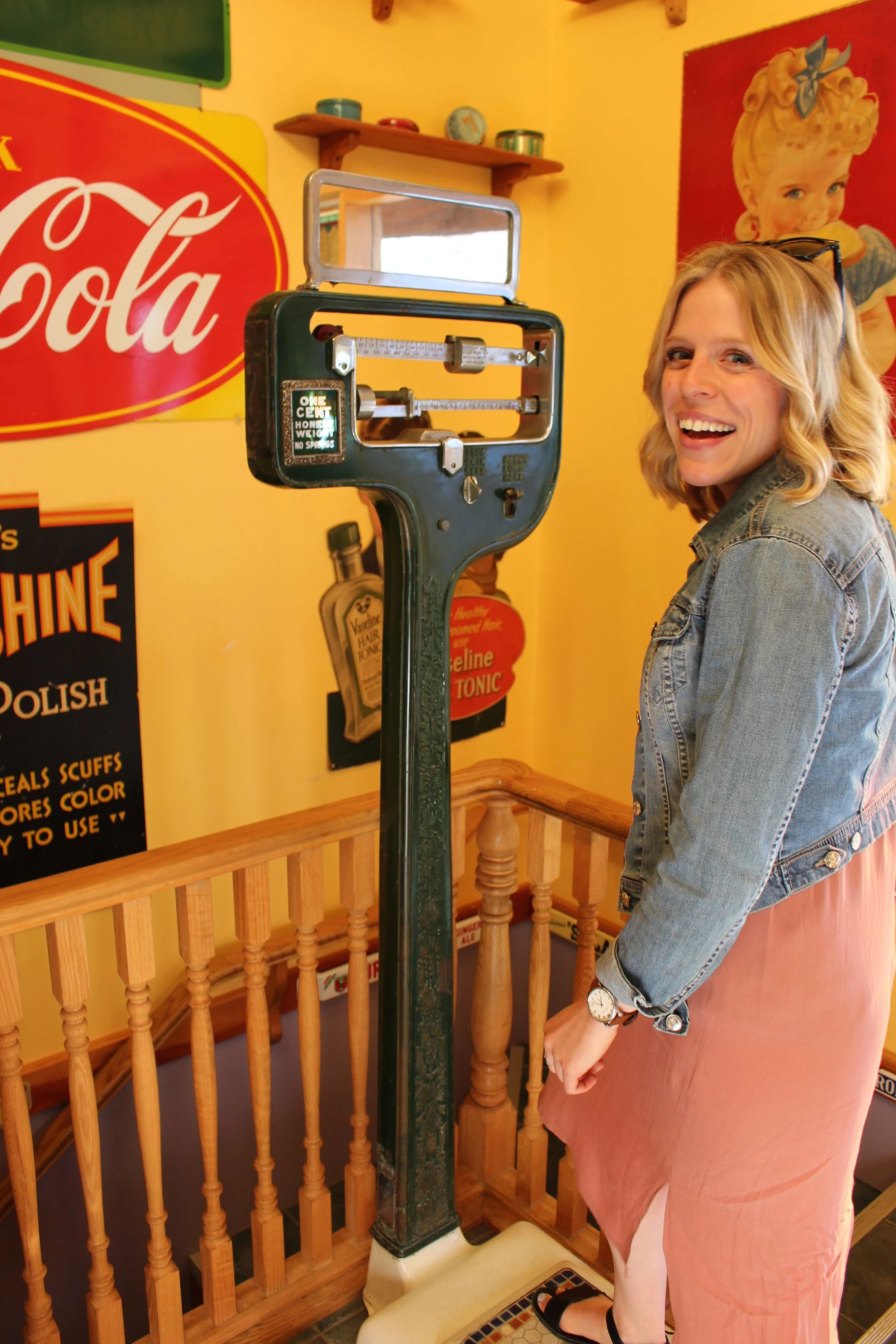 Probably not a good idea to weigh myself after the meal! 