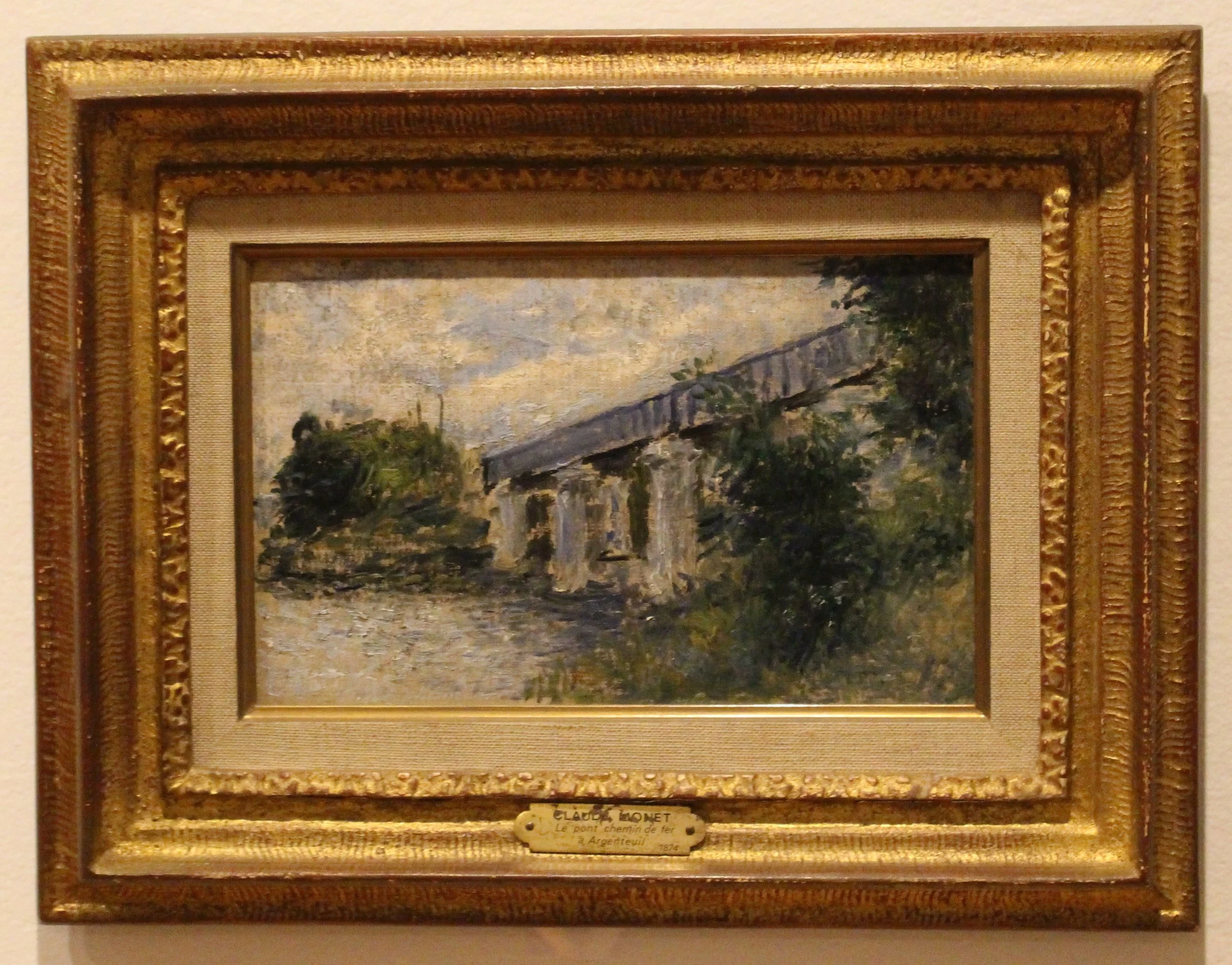The Railroad Bridge, Argenteuil, 1874