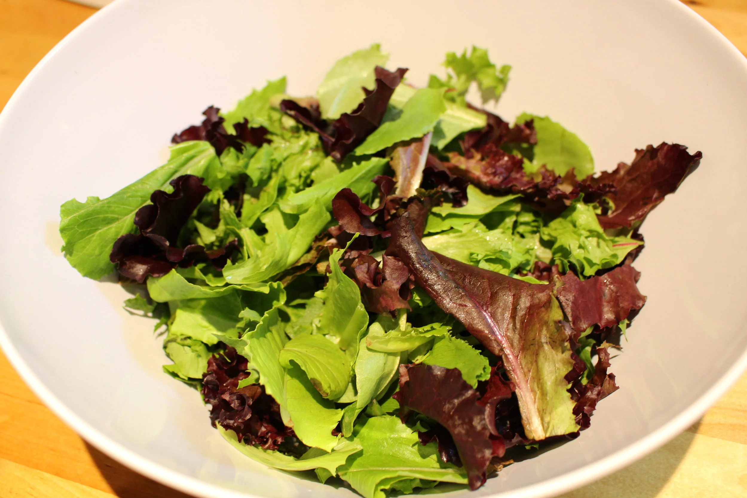 Greens from the garden