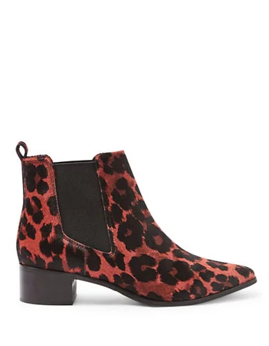 Topshop, Amy Rose Leopard Print Ankle Boots , $175, available at The Bay